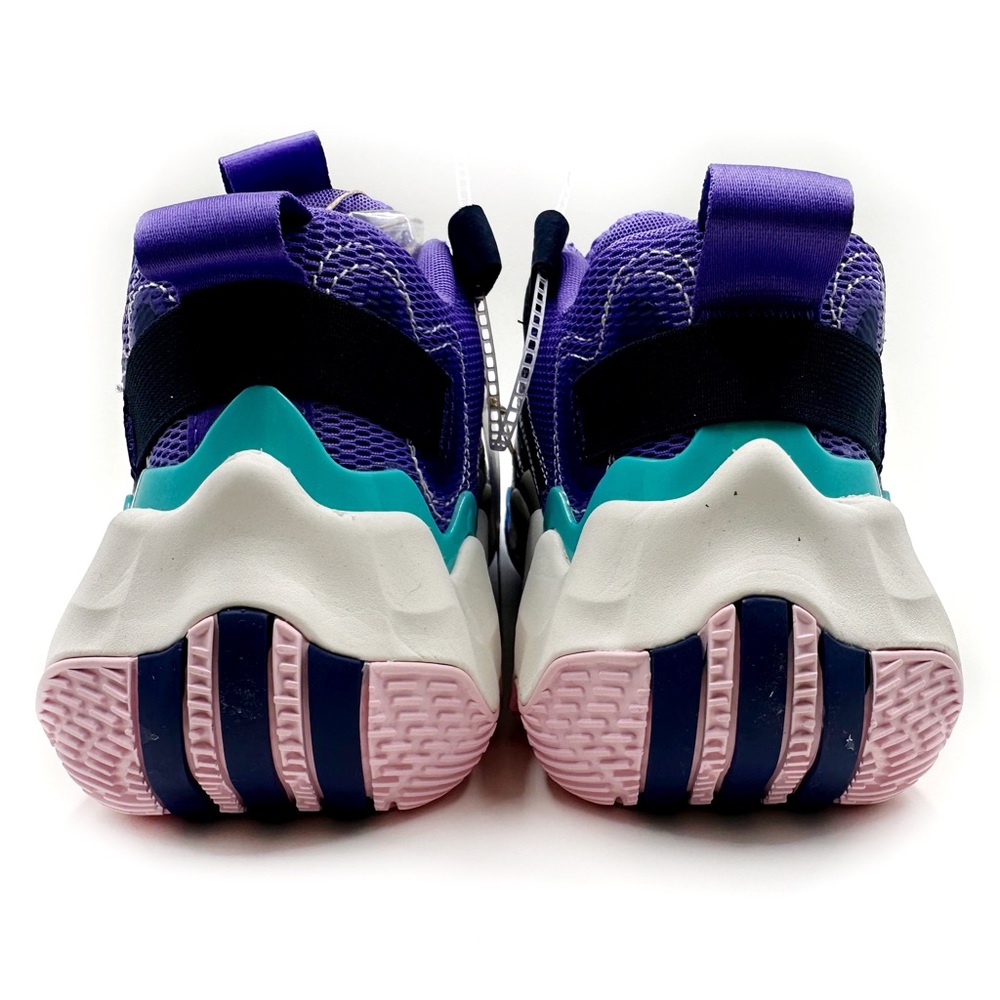 Adidas Exhibit B Candace Parker Basketball Sneakers Womens Size 8.5 Shoes Purple - Picture 3 of 8